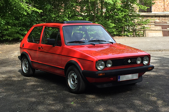 Photo d'une Golf 1 Gti de 1981 avec un moteur de 1600cc BV5